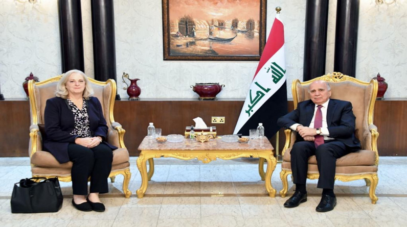 وزير الخارجية العراقي للسفيرة الأمريكية: التصعيد الأخير يمثل تجاوزا للسيادة
